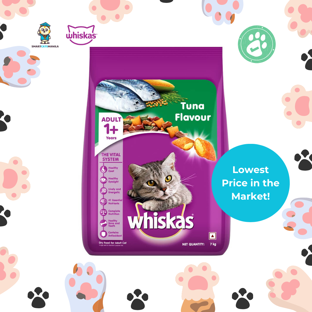 whiskas trockenfutter 7 kg Whiskas Dry Adult Cat Food – Tuna Flavor (7kg) – Smart Cats Manila