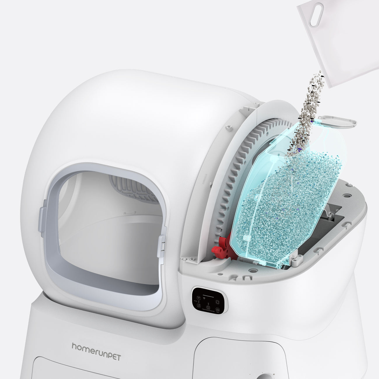 HomerunPet CS106 Self-Cleaning Litter Box – Hassle-Free Hygiene for Your Cat