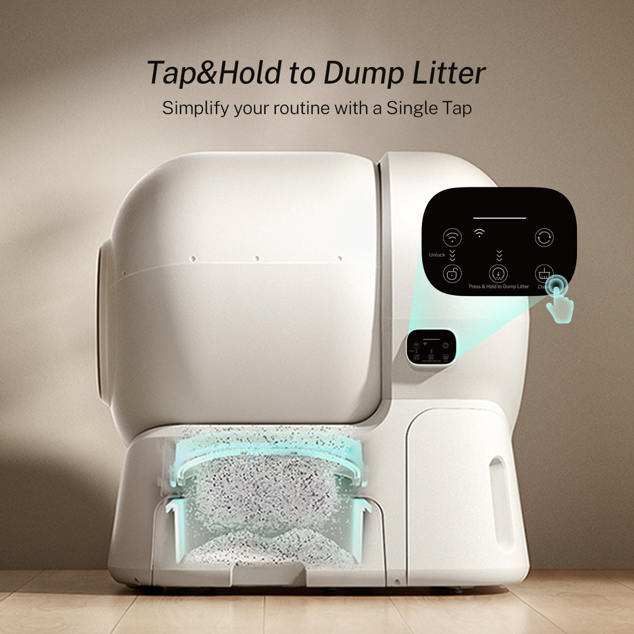 HomerunPet CS106 Self-Cleaning Litter Box – Hassle-Free Hygiene for Your Cat